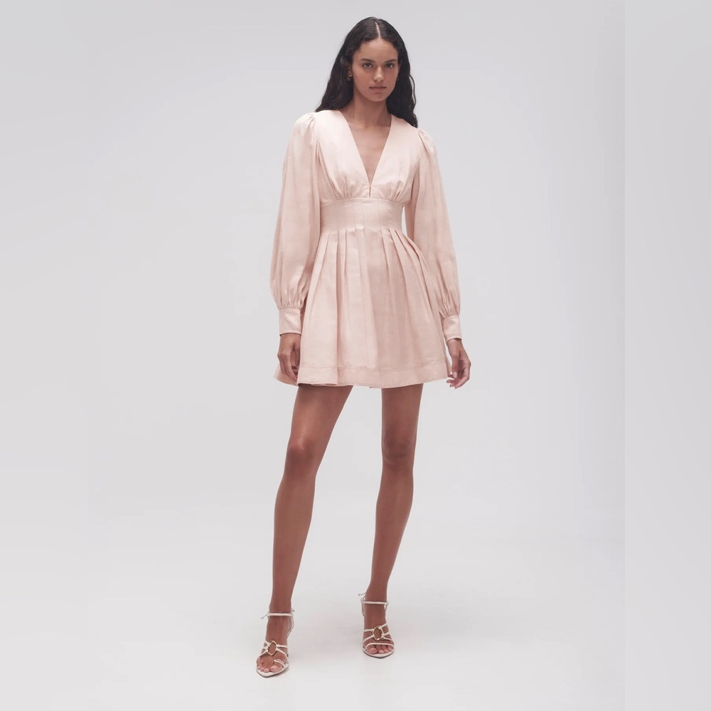 Aje Amelia Plunge Mini Dress NWT